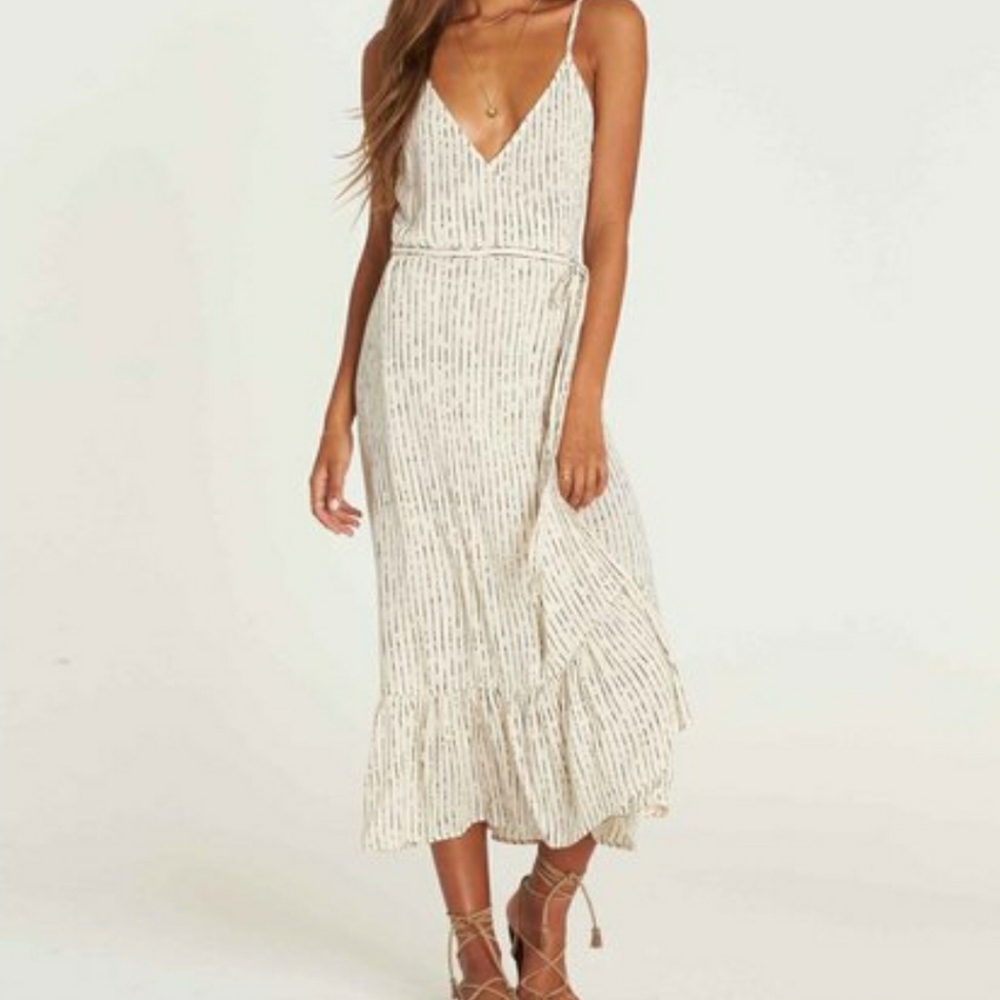 Billabong Hold Me Tight Wrap Maxi Dress